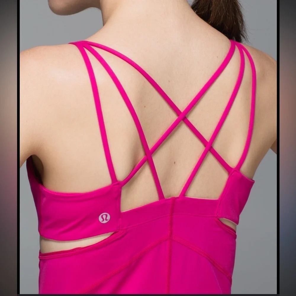 HOT PINK lululemon athletica Exquisite Tank II in Magenta
